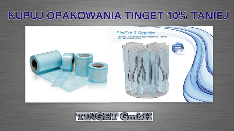 torebki i rękawy do sterylizacji narzędzi Tinget GmbH